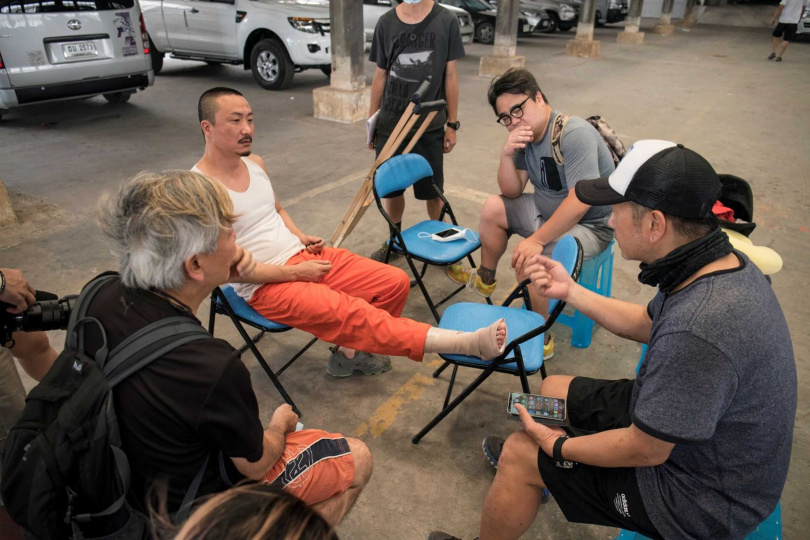 鄭中基動作戲拍到骨裂。（圖／華映娛樂）