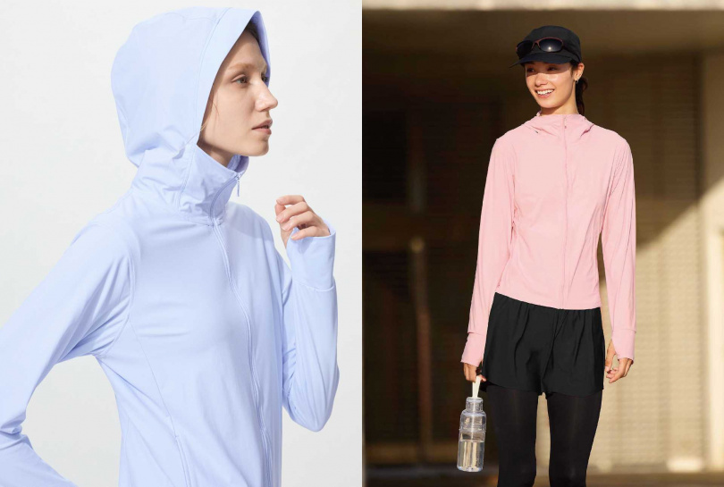 UNIQLO女裝 特級彈性AIRism防曬連帽外套／990元（圖／品牌提供）