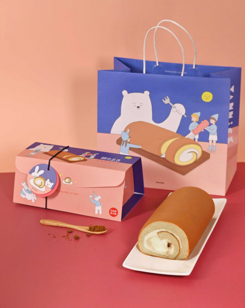 亞尼克中秋禮盒攜手插畫家AHCHEN設計禮盒，以「熊熊Happy兔You」，清新溫暖的筆觸，讓分享成為甜點時光美好的一面，畫出了更多愉悅滿足。