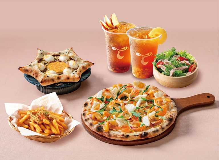 堤諾金沙星月系列披薩於9/7起開始販售至10/1止，全台門市及外送平台限量供應，搭配金沙雙人套餐享限時88折優惠。