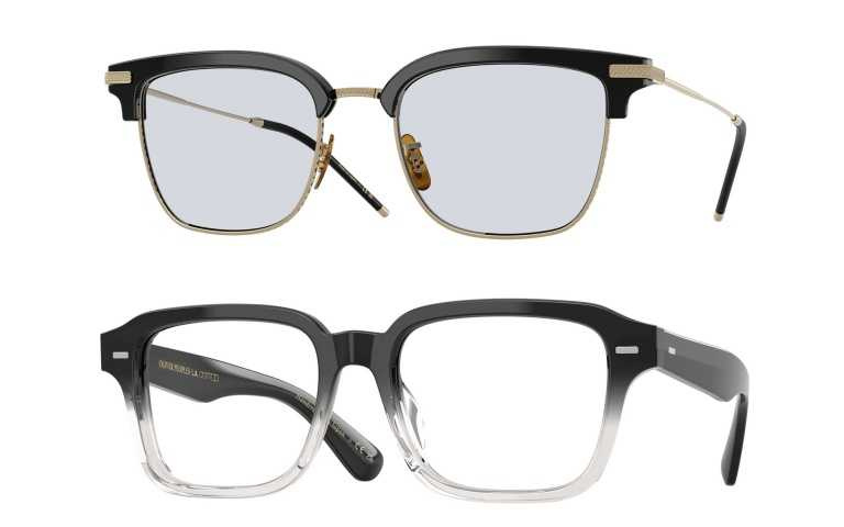 小編推薦相似款:Oliver Peoples太陽眼鏡 #OV1354T 5035/23,050元;(下)Oliver Peoples眼鏡 #OV5562U 1780/14,900元。(圖/品牌提供)