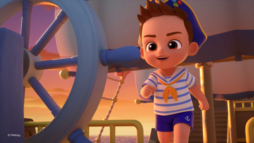 《碰碰狐和貝貝彬歡唱電影：奇幻世界大冒險》是最適合寶貝們的第一部電影。（圖／甲上娛樂提供）