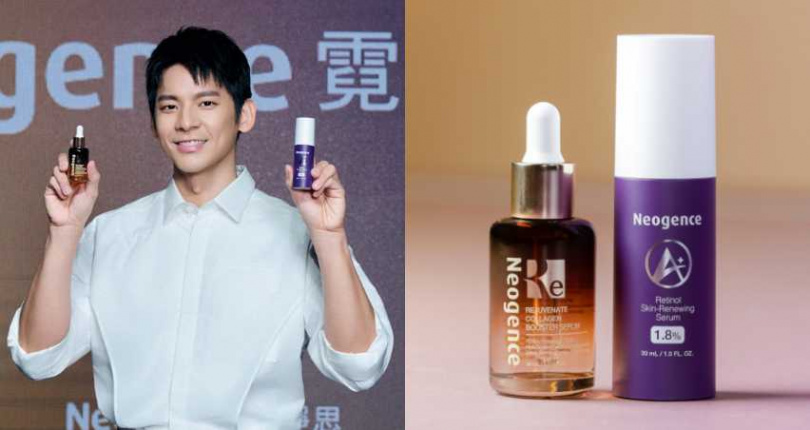 Neogence霓淨思 再生奇蹟膠原精華30ml／1,400元、 1.8%超效逆時A醇精華 30ml／1,350元（圖／品牌提供）