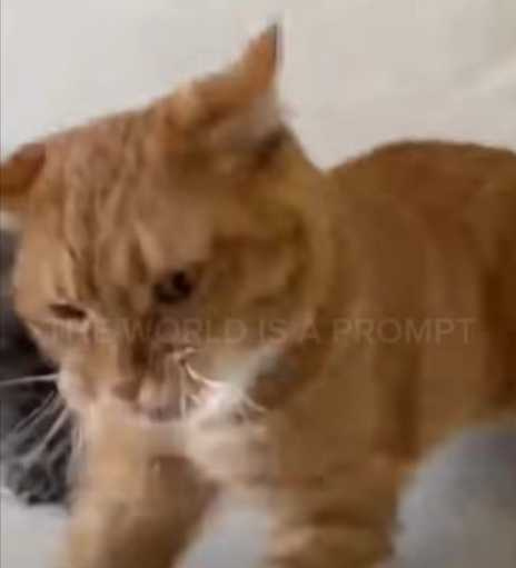 主人和貓咪們玩裝死遊戲。（圖／翻攝自臉書）