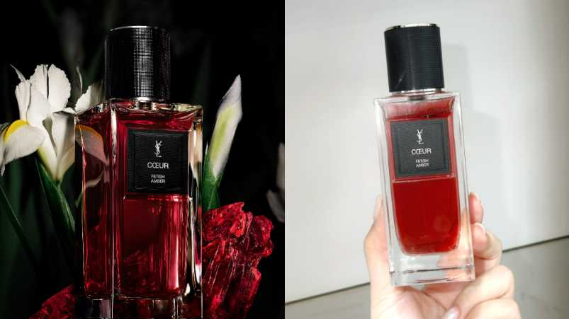 YSL 全新時尚訂製香水 熾心紅石 35ml/6,000元、75ml/8,500元、125ml/11,500元(圖/品牌提供、廖怡婷 攝)
