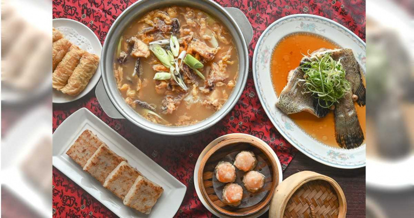 高雄福華大飯店推出龍虎石斑魚組合餐。（圖／高雄市觀光局提供）