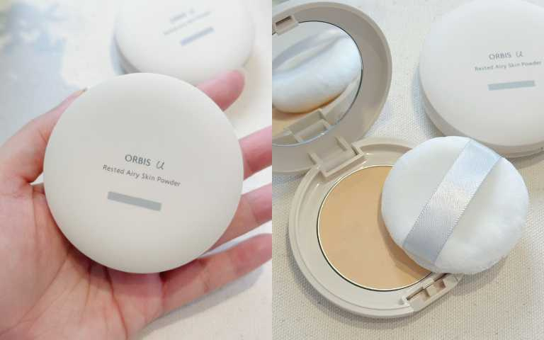 ORBIS 芯生悠亮妍輕粉餅SPF10 PA+/750元、專用粉盒/300元(圖/廖怡婷攝)