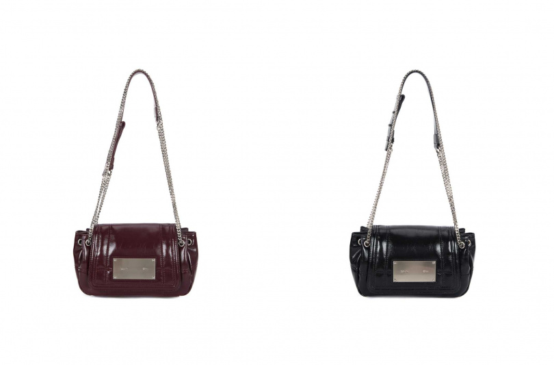 推薦單品：亮面皮革絎縫鏈條包／4,290元（圖／品牌提供）