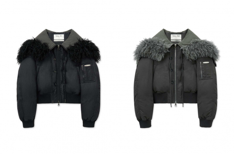 推薦單品：毛絨連帽羽絨飛行外套／10,400元（圖／品牌提供）