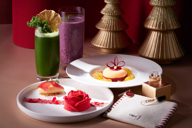 寒居酒店BeGood「幻采冬香」聯名聖誕香氛下午茶活動。（圖／寒居酒店提供）