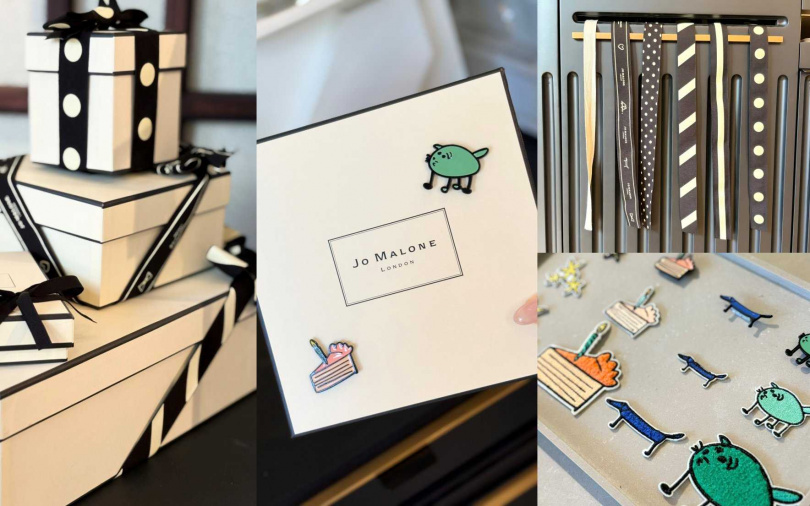 新版的緞帶、布章、磁鐵，可以為你的心意裝點加分。（圖／吳雅鈴攝）