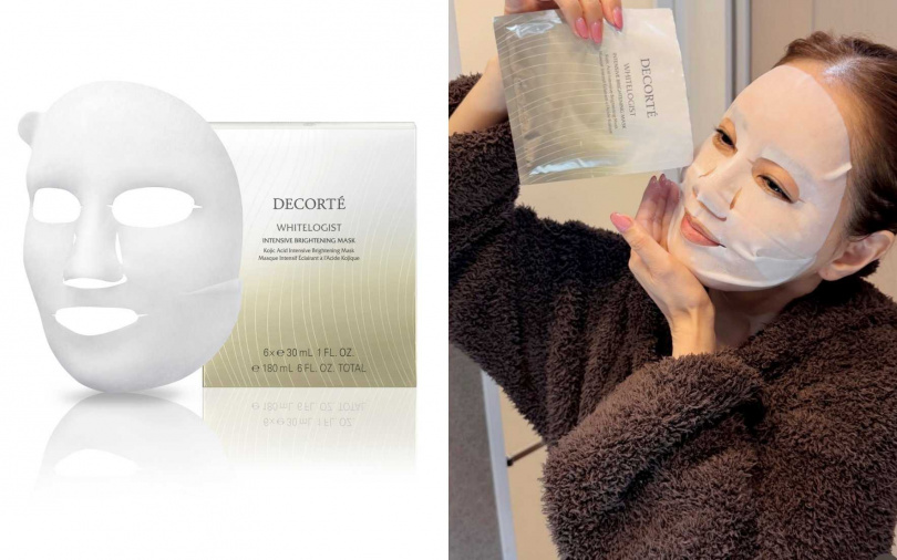黛珂瑩潤粹白極光煥采面膜30ml*6片／2,450元（圖／品牌提供、取自naoko_nishimura_ IG）