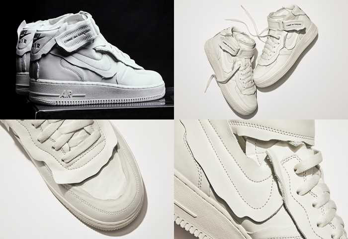   NIKE x COMME des GARCONS聯名款已在限定海外通路販售中。（圖／Sneaker News）