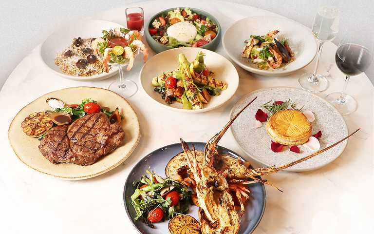 跨年雙人套餐，許博堯主廚精心製作傳統義法料理。