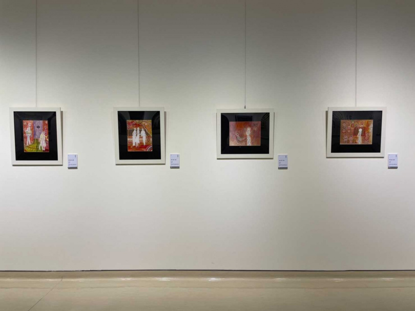 藝術家楊麗雀以女性的視角，細膩描繪出眷村婦女的各種情境遐思