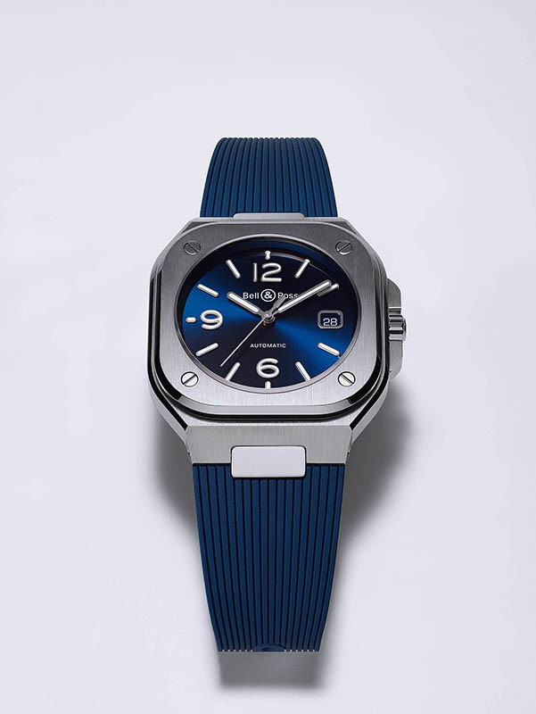 BR05系列的藍色錶盤，也值得男性錶迷細細品味。（圖／品牌提供）