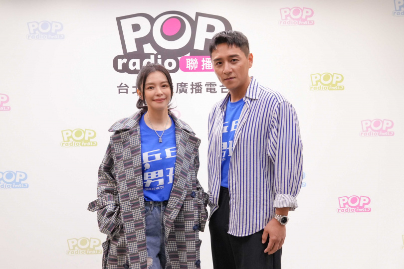 徐若瑄與鄭人碩在現實生活中都與孩子相當親近。（圖／POP Radio提供）