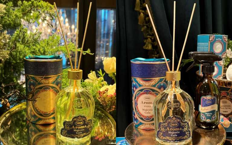 SABON流光夜宴典藏擴香組 450ml/3,380元(圖/品牌提供、黃筱婷攝)