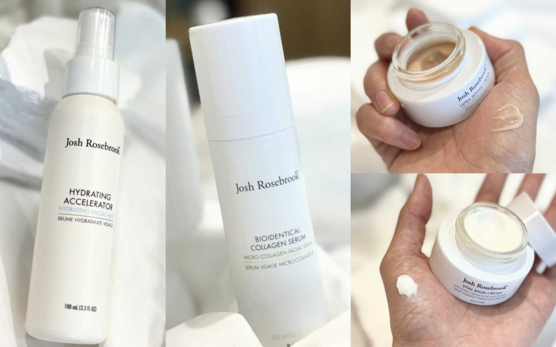 在海外擁有高人氣的月見草保濕噴霧、膠原彈力精華、多肽精華霜、玻尿酸活膚霜,這次hearth通通都有引進!(圖/吳雅鈴攝)