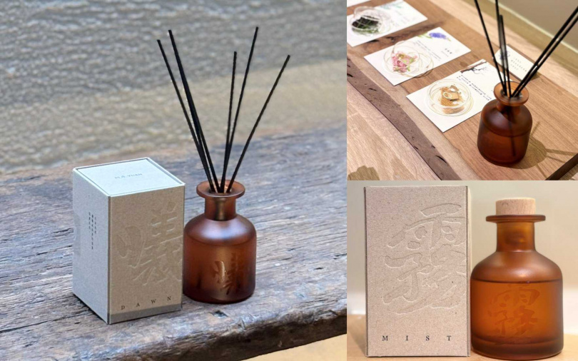 新登場的情境香氛共有三款香味,明亮的「曦Dawn」能喚起能量、輕柔的「雲Cloud」可幫助卸下疲憊、沉靜的「霧Mist」則能讓你重新整理思緒。(圖/吳雅鈴攝)