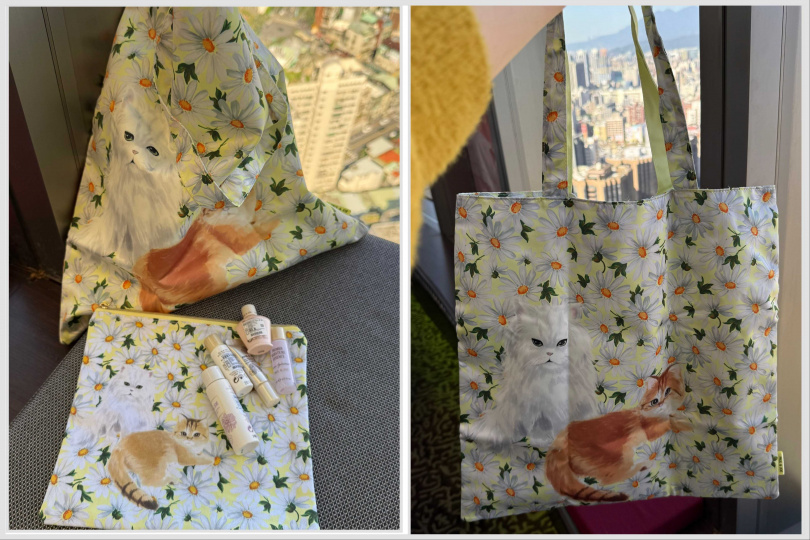 凡點用套餐，即贈市價3,465元PAUL & JOE貓之日明星旅行7件組（圖/黃筱婷攝）