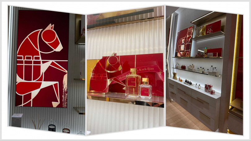 今年是馬年，品牌MFK也正在裝飾上融入紅色與馬年元素，增添喜慶！（圖/黃筱婷攝）