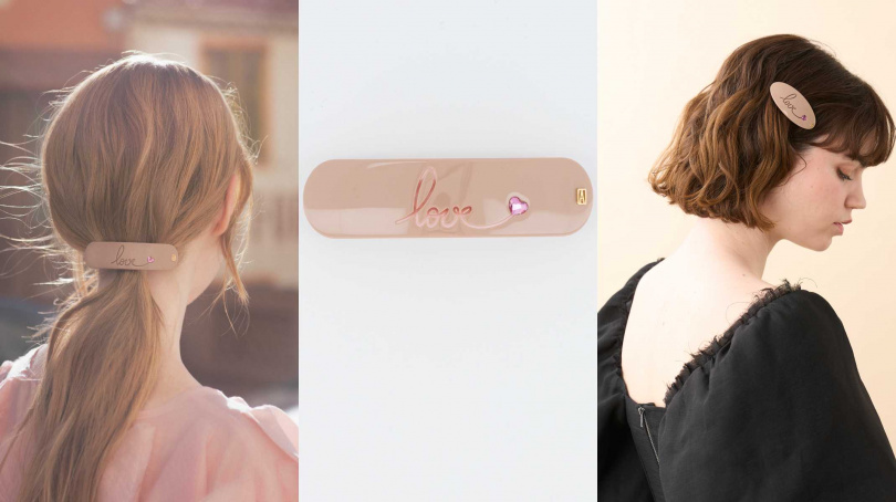 愛的旋律仕女夾  (6公分)／3,900元， (8公分)／$4,500 元（圖／品牌提供）