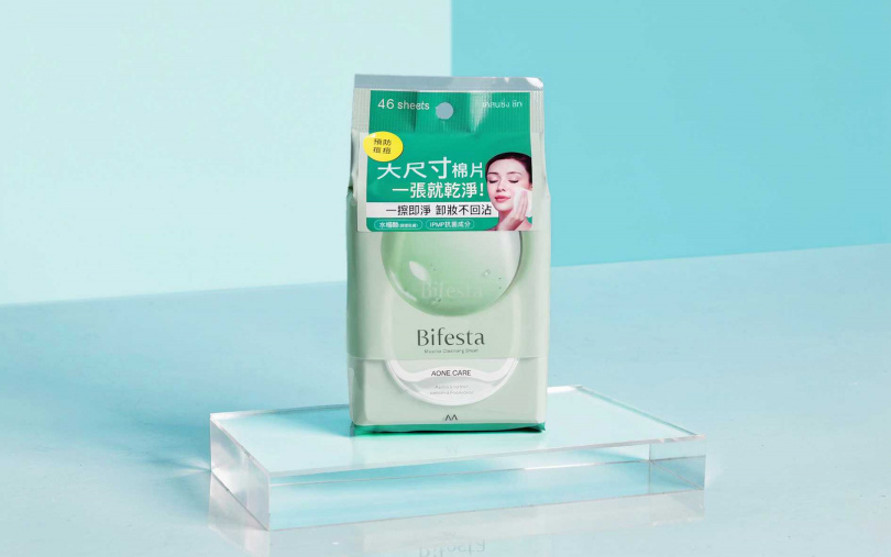 Bifesta碧菲絲特抗痘即淨卸妝棉46片/189元(圖/品牌提供)