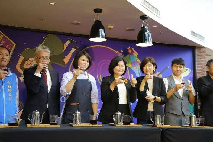 縣長張麗善北上行銷2022台灣咖啡節（圖／雲林縣政府提供）。