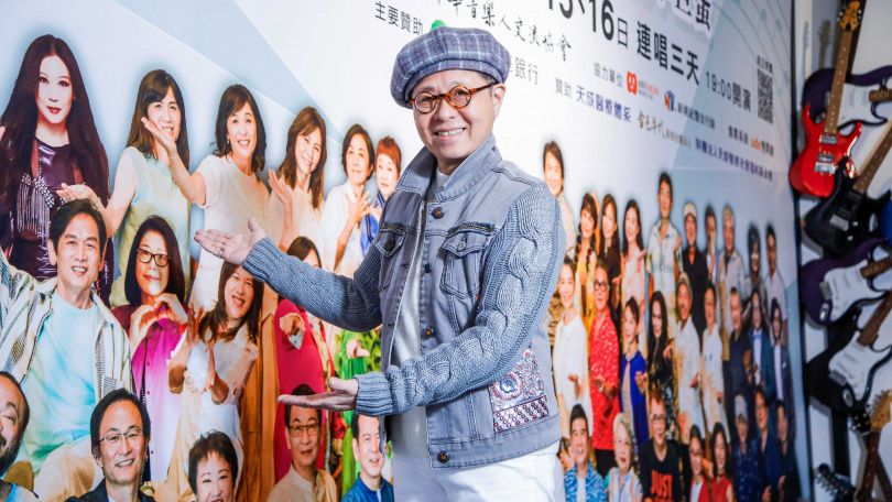丁曉雯非常感謝當年的伯樂李宗盛不問酬勞，義氣相挺《民歌五十演唱會》。（圖／趙文彬攝）