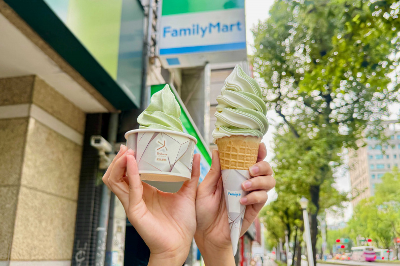 全家便利商店2025年末重磅爆品「Fami!ce開心果霜淇淋」12月5日登場。(圖/全家提供)