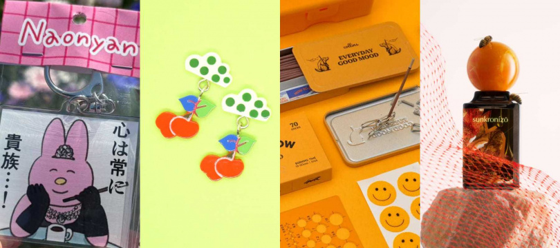 （由左至右品牌：Naonyan；toy accessory；Pebble選物；Sunkronizo）