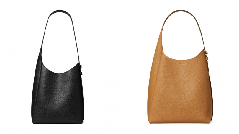 TORY BURCH_ROMY Hobo小號肩背包/15,900元,Hobo 肩背包/21,500元(圖/品牌提供)