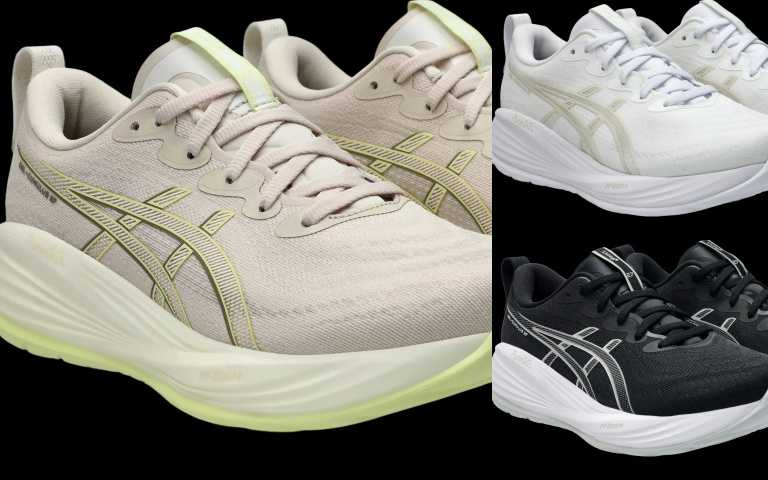 ASICS GEL-CUMULUS 27 女款(柔光白/曜石黑/奶茶棕)3,780元(圖/品牌提供)