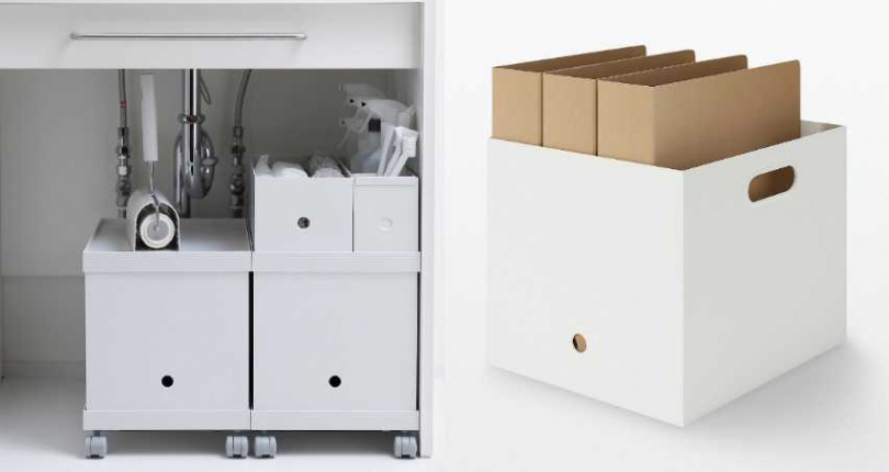 無印良品 聚丙烯檔案盒 標準型25公分／469元（圖／品牌提供）