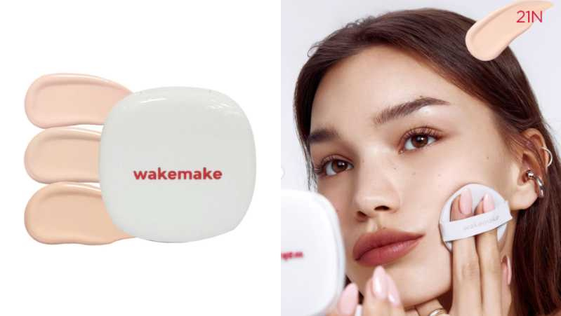 WAKEMAKE 空氣感無痕氣墊粉餅 迷你版 5g/460元(圖/品牌提供、取自wakemake_official IG)
