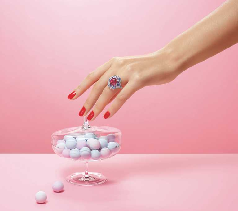HARRY WINSTON「Winston Candy系列」鑽石戒指╱6,670,000元。（圖╱HARRY WINSTON提供）