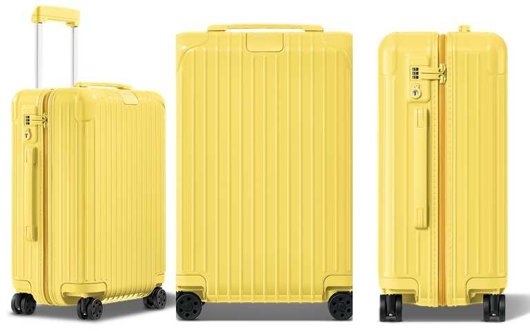 RIMOWA Essential行李箱Cabin香檸黃／24,400元（圖／品牌提供）