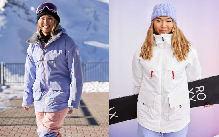 ROXY再攜最年輕奧運金牌滑雪選手Chloe Kim，聯手打造專業雪衣聯乘系列。（圖／品牌提供）