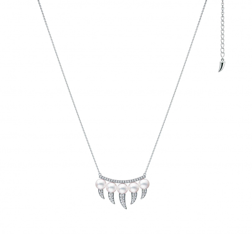 TASAKI danger fang鑽石珍珠項鍊／289,000元（圖／品牌提供）