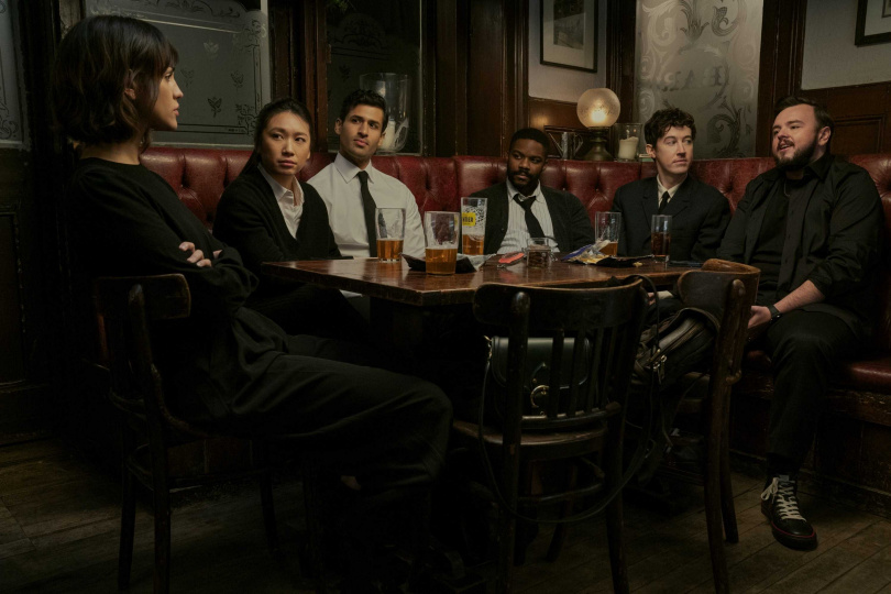 Netflix影集《3體》角色與小說有所不同，將主角群改為牛津大學年輕科學家組成的「牛津五人組」。（圖／Netflix提供）