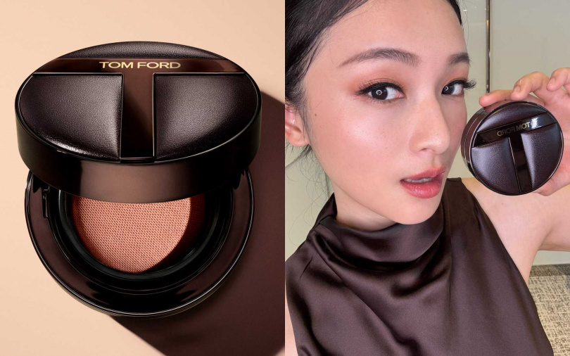 TOM FORD立體光影柔霧氣墊粉餅SPF40/PA+++/3,000元(圖/吳雅鈴攝、品牌提供)