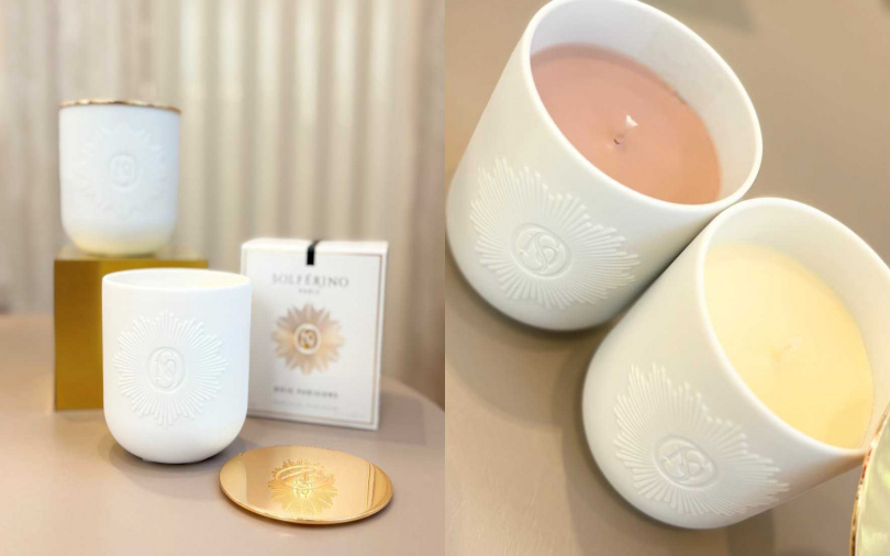 值得一提的是，蠟燭燭杯更是由Limoges傳奇陶瓷品牌Maison Bernardaud匠心打造，宛如收藏一件能綻放香氣的藝術品。（圖／吳雅鈴攝）