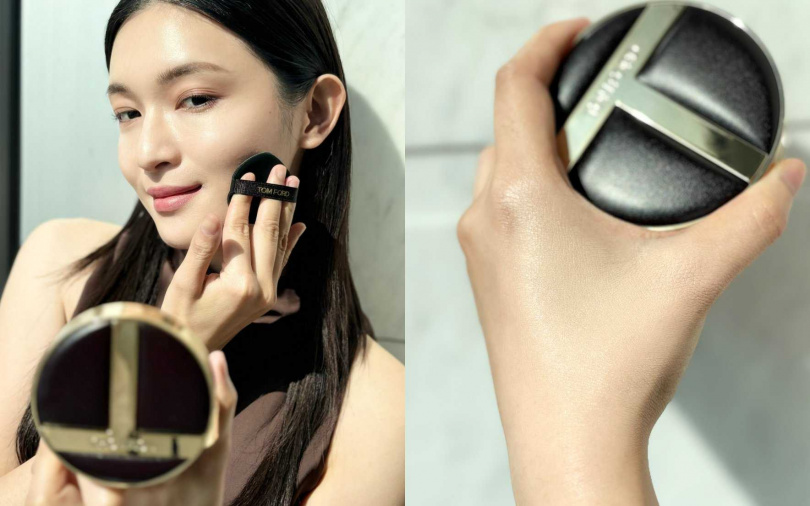 實擦妝效自己看!這麼高級精緻的立體水光感,誰會不愛。(圖/吳雅鈴攝)