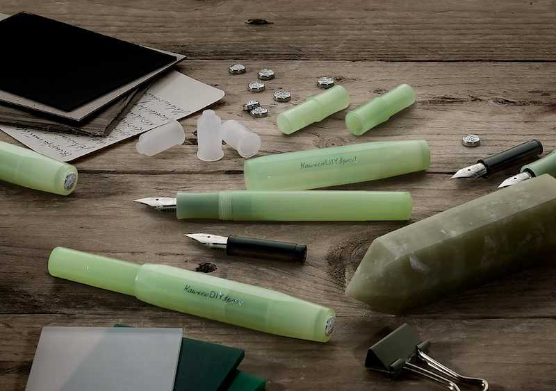 全台獨家Kaweco DIY Sport夜光鋼筆自組。（圖／誠品提供）