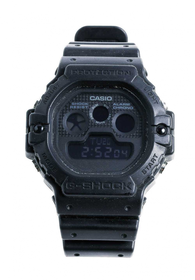 AES × CASIO G-SHOCK 10周年聯名錶／5,200元（攝影／戴世平）