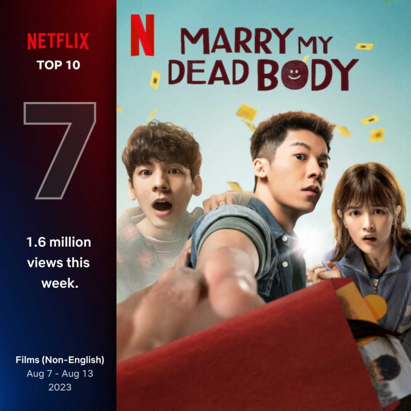 《關於我和鬼變成家人的那件事》上線後，登上Netflix全球非英語電影排行榜第7名。（圖／Netflix提供）