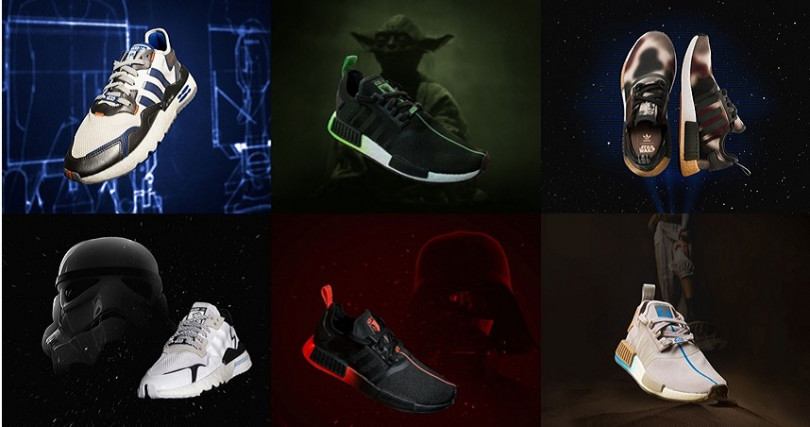 Star Wars x adidas聯名鞋款將在美國時間12/2於adidas網站販售，售價為美金 $130。（圖／Sneakernews）