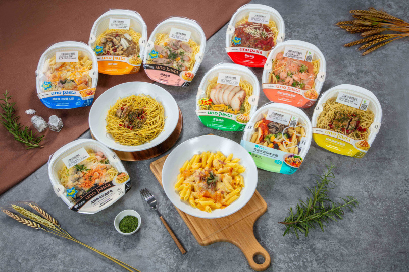 「全家」開發義大利麵鮮食產品已有20年經驗，去年以「uno pasta」之名正式品牌化，深諳「麵體、製程、醬汁」金三角的美味秘方。