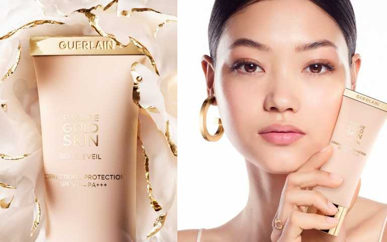 GUERLAIN全新 24K純金奢緞光妝前乳SPF50 PA+++/3300元。（圖／品牌提供）